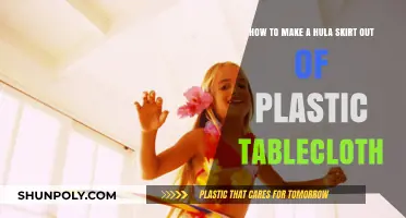 Crafting a Vibrant Hula Skirt Using Plastic Tablecloth: Easy DIY Guide