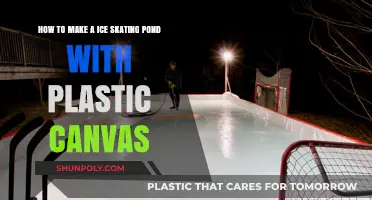 DIY Ice Skating Pond: Crafting with Plastic Canvas Step-by-Step