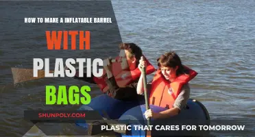 DIY Inflatable Barrel: Crafting with Recycled Plastic Bags Step-by-Step