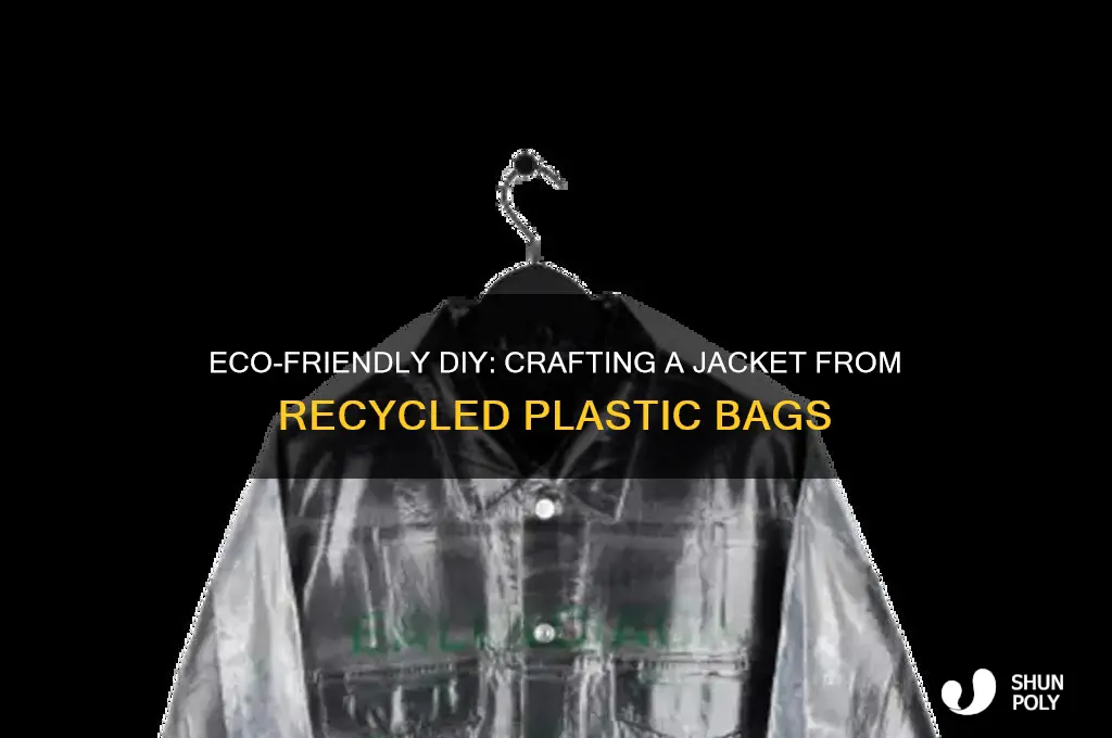 how to make a jacket out of plastic bags