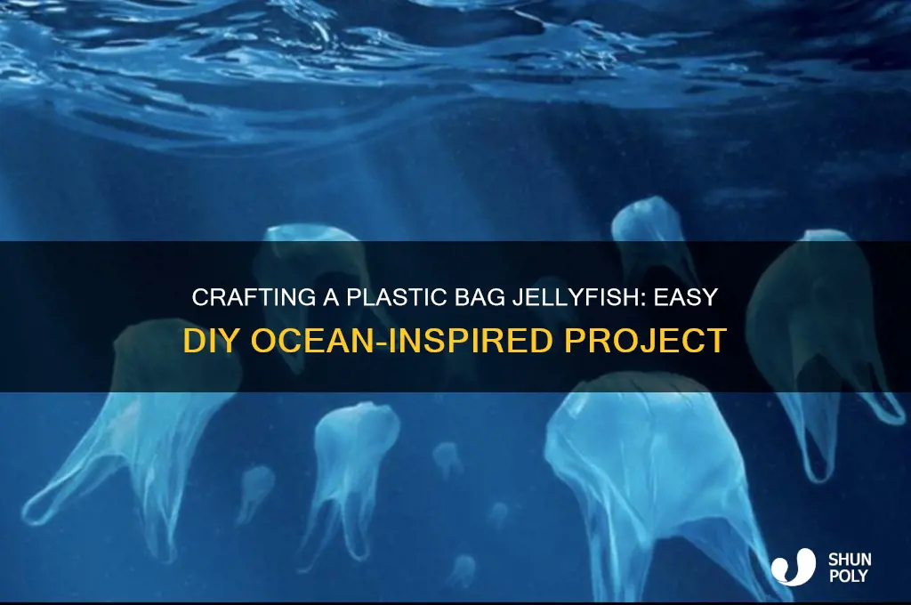 how to make a jellyfish out of a plastic bag