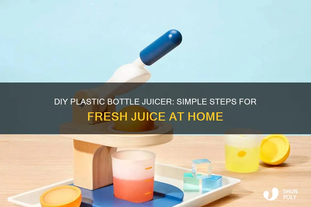 how to make a juicer from a plastic bottle