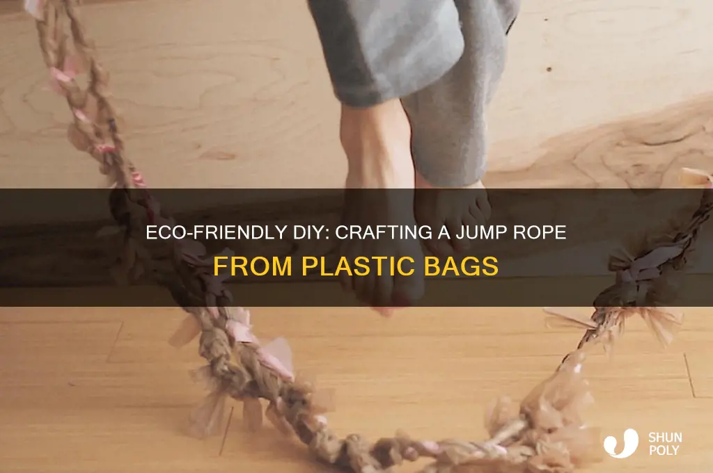 how to make a jump rope from plastic bags