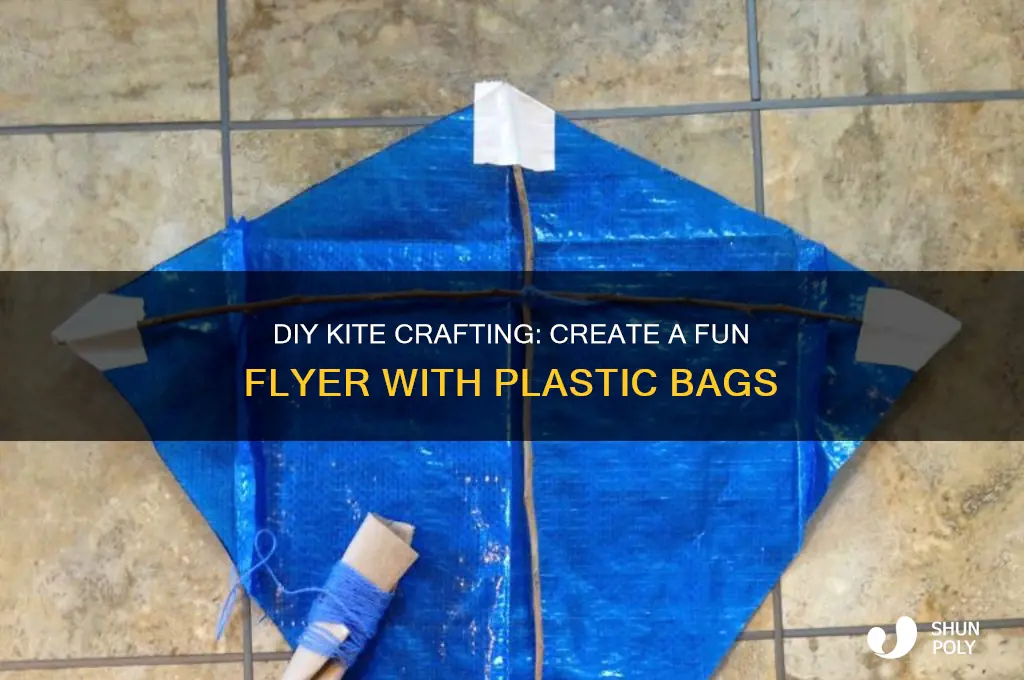 how to make a kite at home with plastic bag