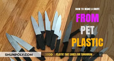 Crafting a Durable Knife from Recycled PET Plastic at Home