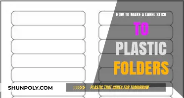 Effective Tips for Securing Labels on Plastic Folders Permanently
