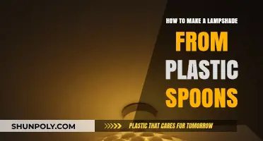 Crafting Light: DIY Lampshade Using Plastic Spoons Step-by-Step Guide