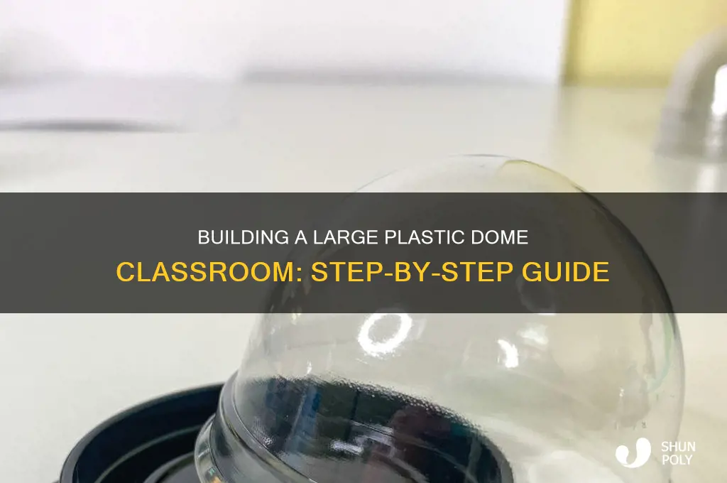 how to make a large plastic dome classroom