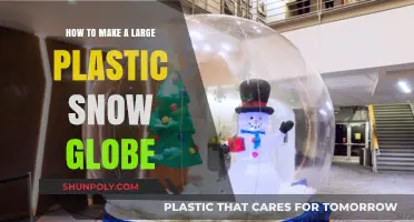 Crafting a Giant Plastic Snow Globe: DIY Guide for Beginners