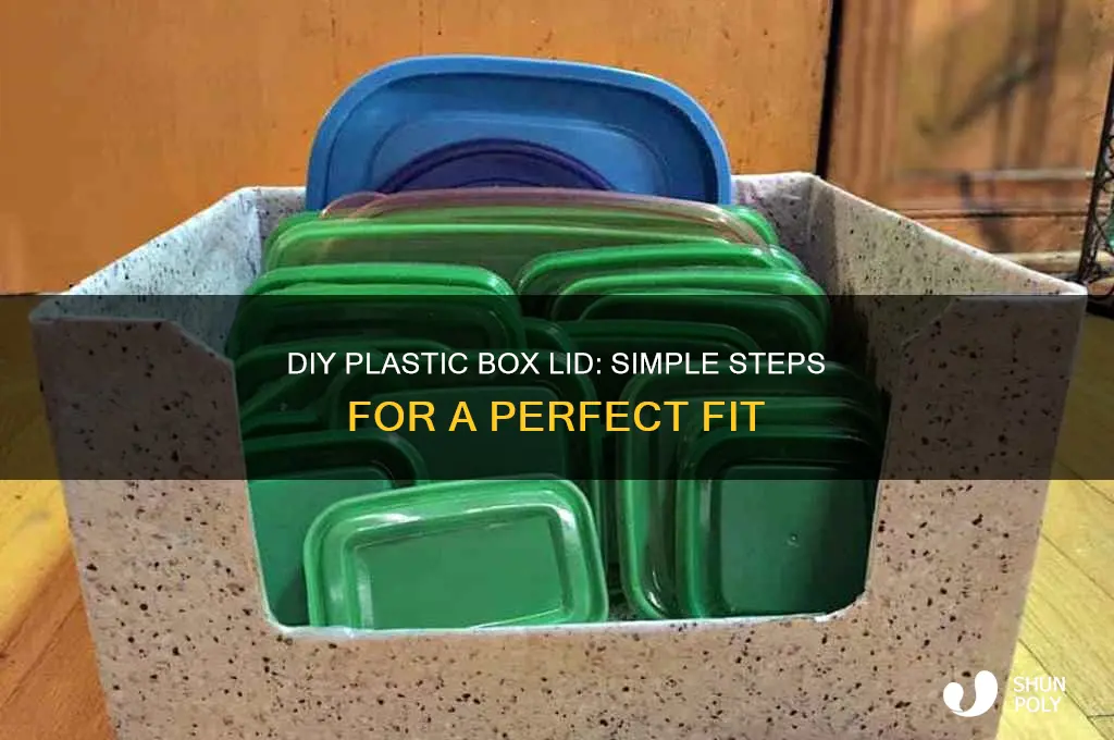how to make a lid for a plastic box