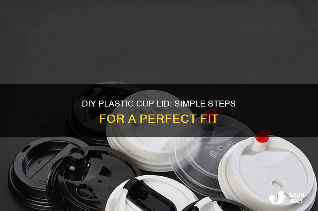 how to make a lid for a plastic cup