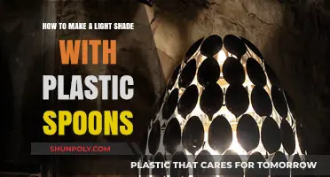 Creative DIY: Crafting a Unique Light Shade with Plastic Spoons