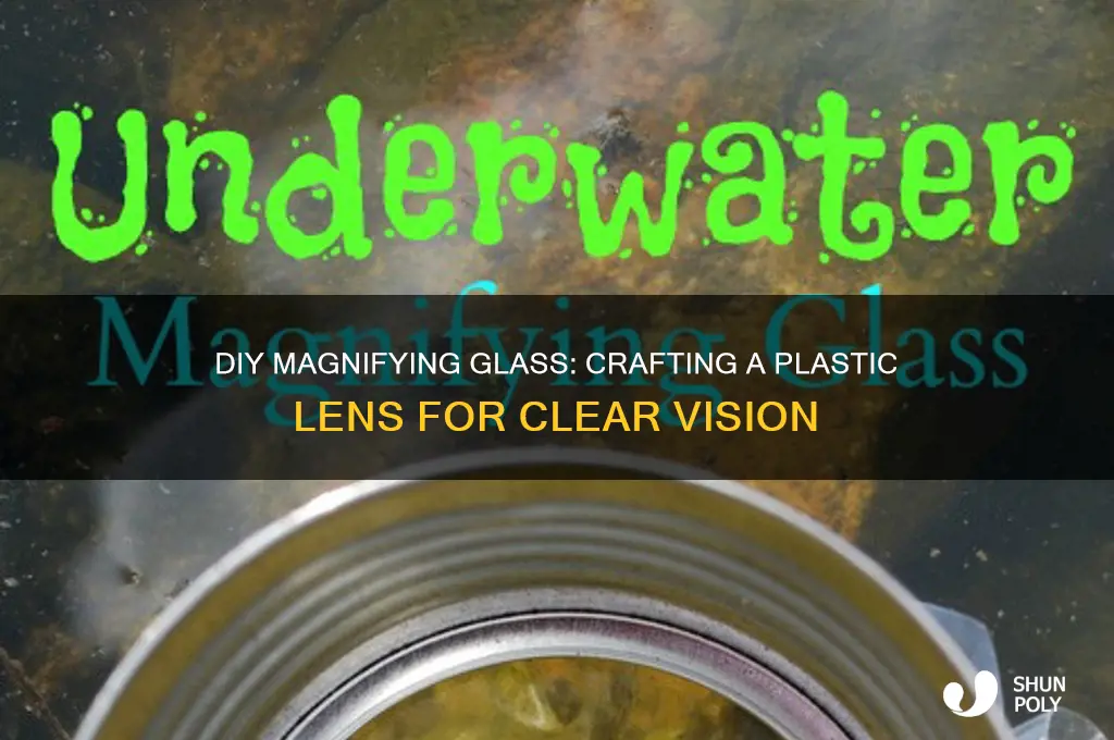 how to make a magnifying glass out of plastic