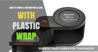 DIY Magnifying Glass: Simple Plastic Wrap Crafting Guide