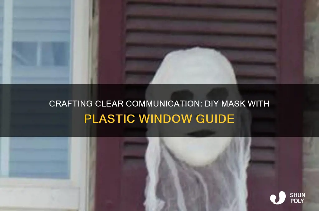 how to make a mask with a plastic window