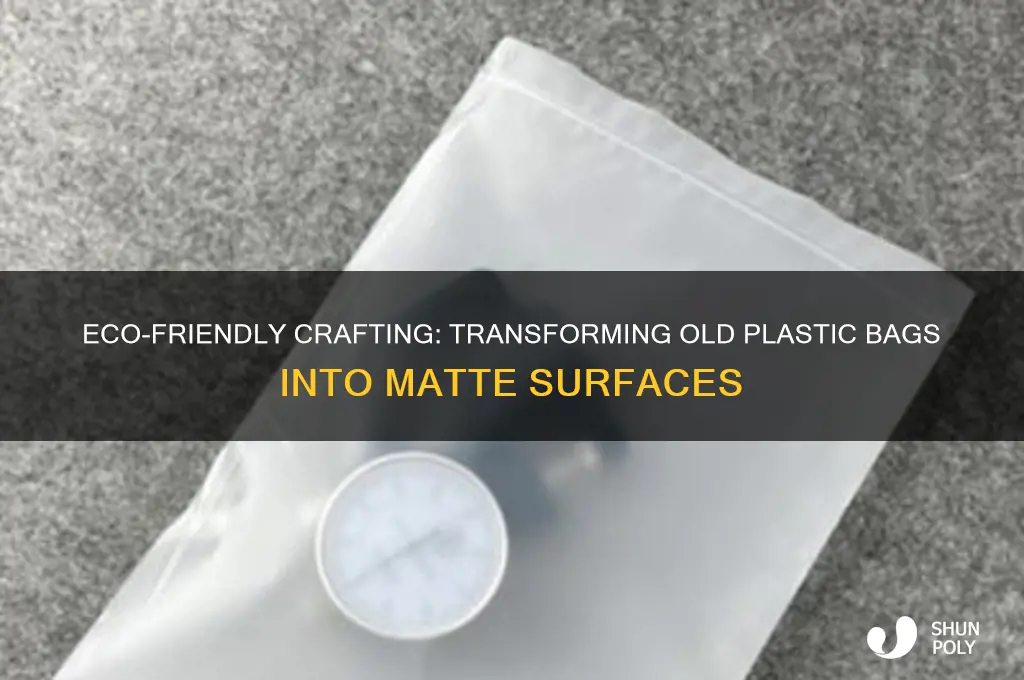how to make a matte out of old plastic bags