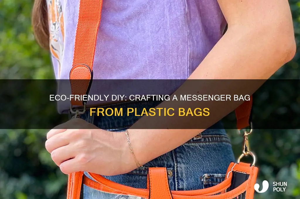 how to make a messenger bag out of plastic bags