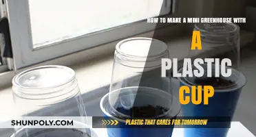 DIY Mini Greenhouse: Create a Plastic Cup Garden in Minutes