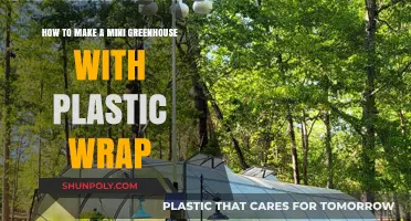 DIY Mini Greenhouse: Easy Plastic Wrap Gardening Guide