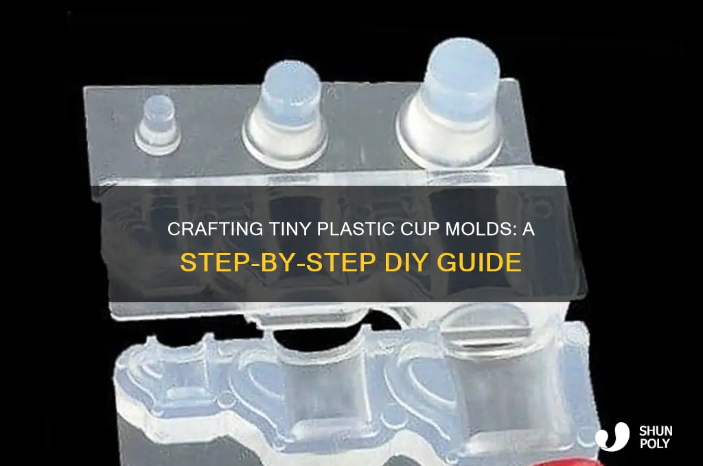 how to make a miniature plastic cup mold
