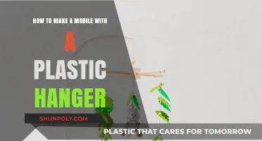 Crafting a Mobile: Upcycling Plastic Hangers into Art