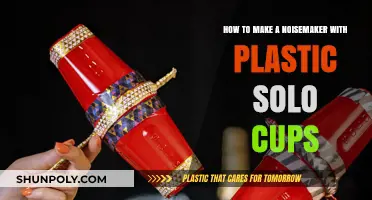 DIY Noisemaker: Crafting Fun with Plastic Solo Cups Easily