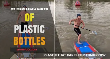 Eco-Friendly DIY: Crafting a Paddle Board from Plastic Bottles