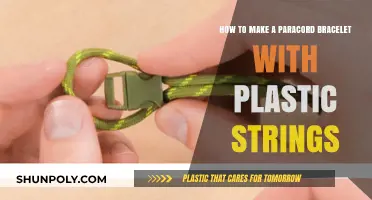 Crafting a Durable Paracord Bracelet Using Plastic Strings: A DIY Guide