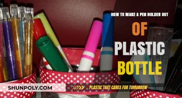 Creative DIY: Craft a Pen Holder from Plastic Bottles Easily