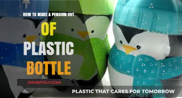 Crafting a Cute Penguin from Recycled Plastic Bottles: DIY Guide