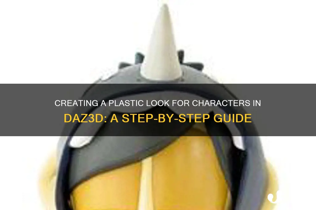 how to make a person look plastic in daz3d
