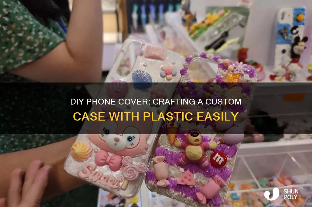 how to make a phone cover with plastic