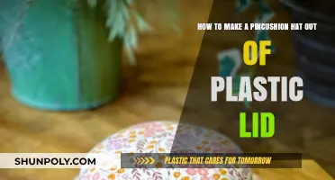 Crafting a Pincushion Hat: Upcycling Plastic Lids into Fashionable Headwear