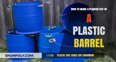 Transforming Plastic Barrels into Stunning DIY Garden Planters
