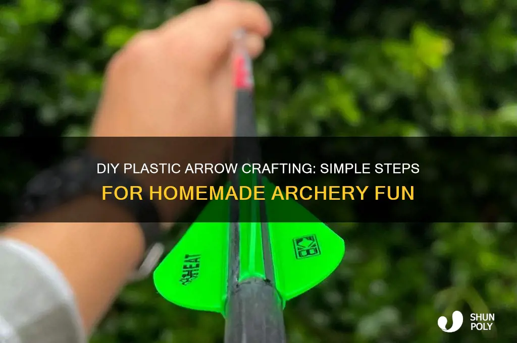 how to make a plastic arrow