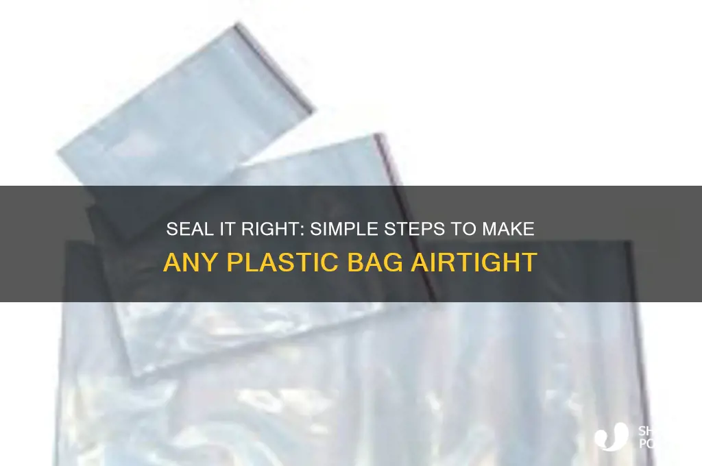 how to make a plastic bag airtight