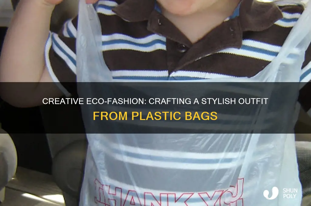 how to make a plastic bag outfit