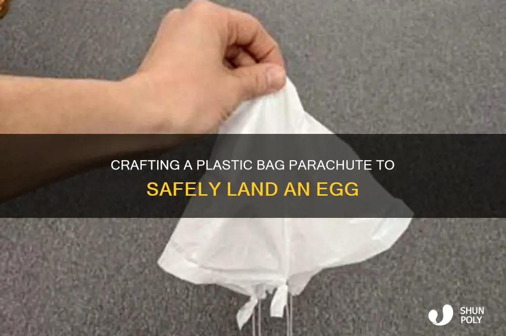how to make a plastic bag parachute for an egg