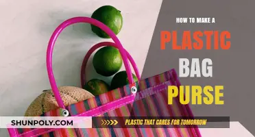 Creative Upcycling: Crafting a Stylish Purse from Plastic Bags