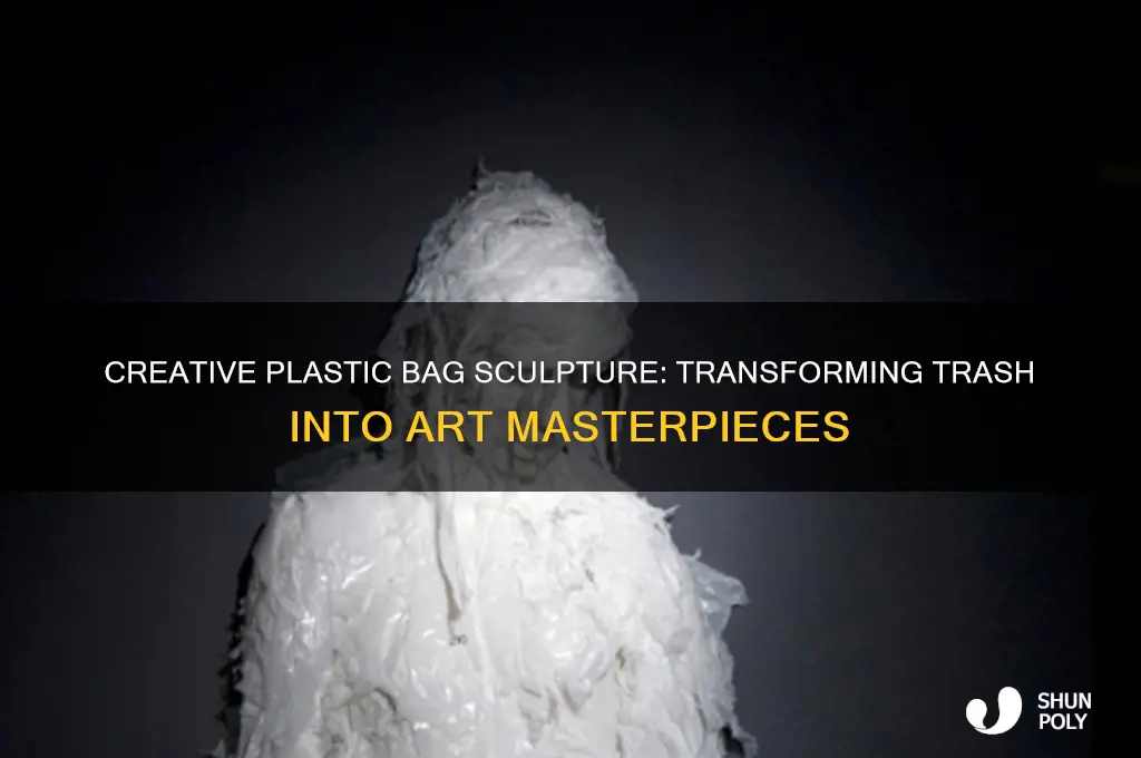 how to make a plastic bag sculpture