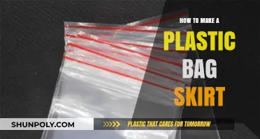 Creative Upcycling: Crafting a Chic Skirt from Plastic Bags