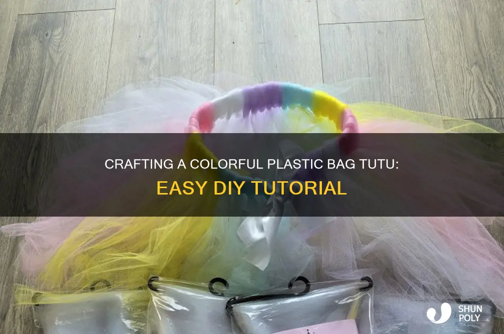 how to make a plastic bag tutu