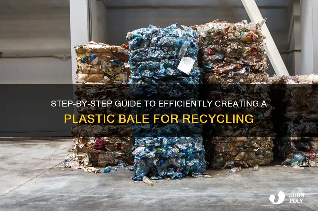 how to make a plastic bale