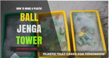 Creative DIY: Building a Plastic Ball Jenga Tower Step-by-Step