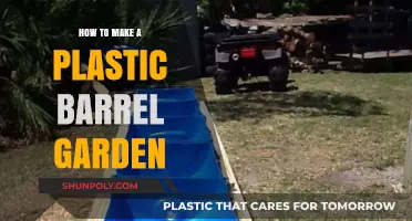 Creative Plastic Barrel Garden: Easy DIY Steps for Beginners