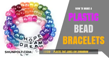 Crafting Colorful Plastic Bead Bracelets: A Simple DIY Guide