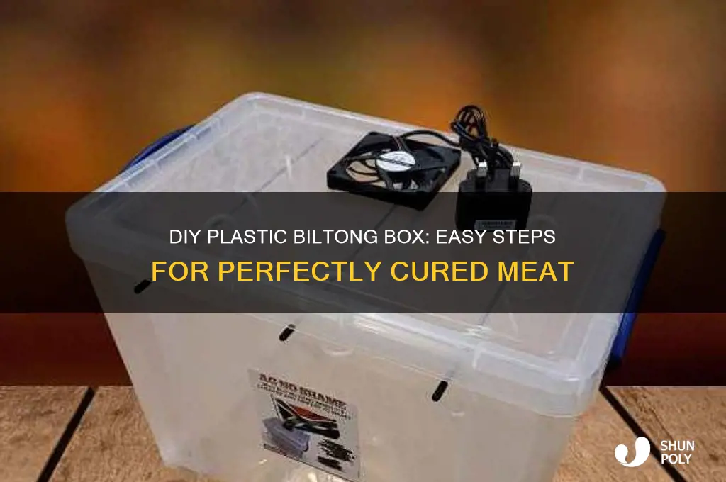 how to make a plastic biltong box