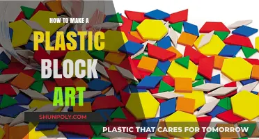 Creative Plastic Block Art: Easy DIY Crafting Guide for Beginners