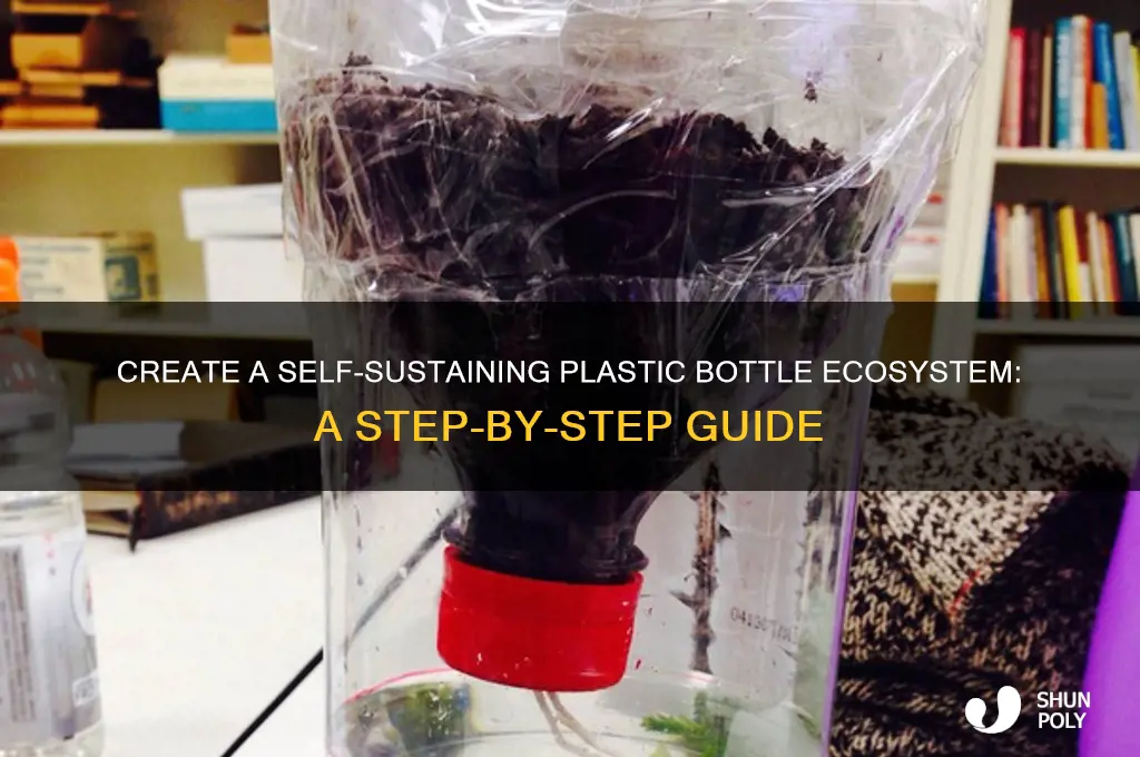 how to make a plastic bottle ecosystem