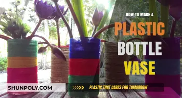 Creative DIY: Transforming Plastic Bottles into Stylish Vase Decor